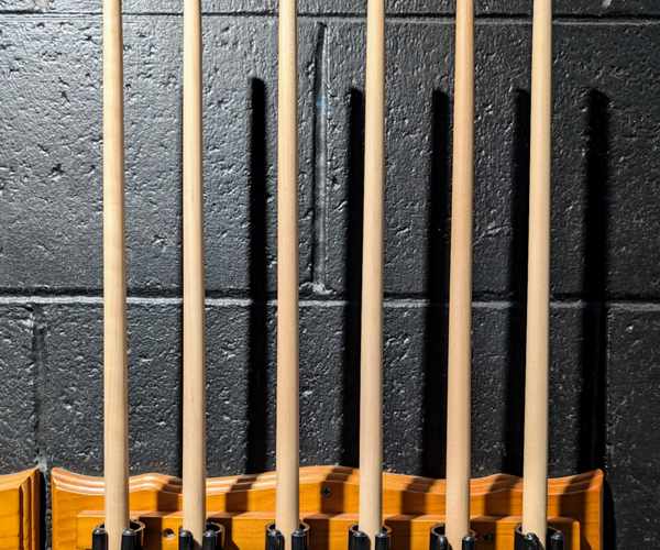 Pool cue rack at Spinners Bar & Bowl Maroochydore